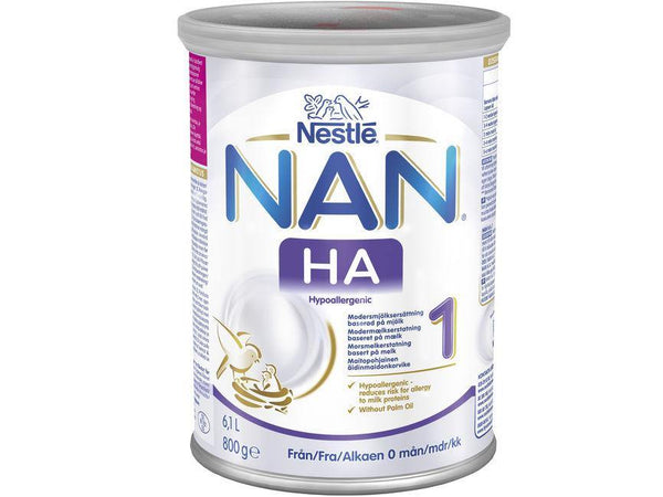 NAN HA 1 morsmelkerstatning fra 0 måneder 800g - Apoteket Elgen
