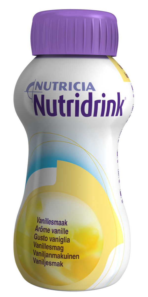 Nutridrink næringsdrikk vanilje 4x200ml - Apoteket Elgen