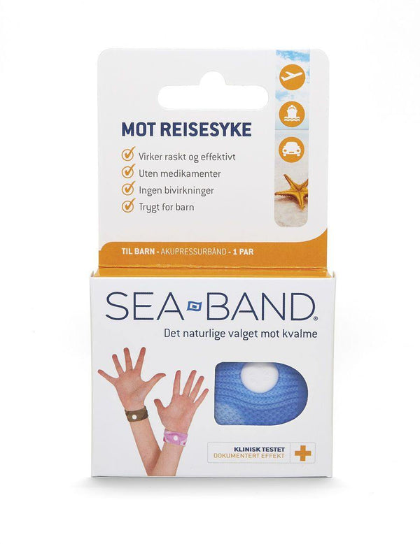 Sea band mot reisesyke og kvalme barn 1stk - Apoteket Elgen