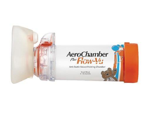 Aerochamber plus flow m/maske 0-18m 1stk - Mossapotek