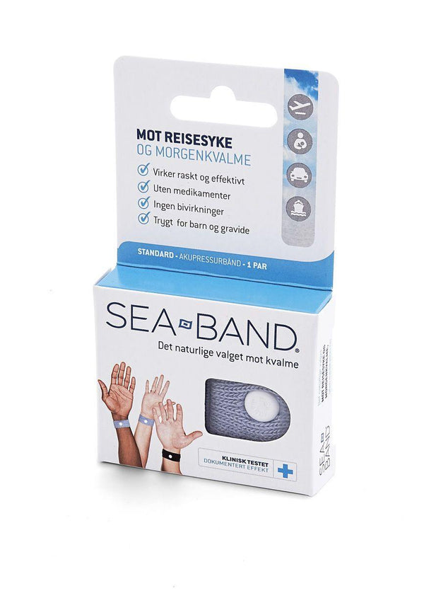 Sea band armbånd mot reisesyke og kvalme 1stk - Apoteket Elgen