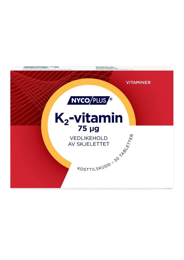 Nycoplus K2-vitamin tabletter 30stk - Apoteket Elgen