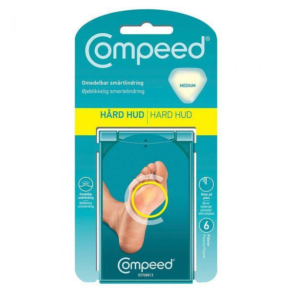 Compeed hard hud medium 6stk - Mossapotek