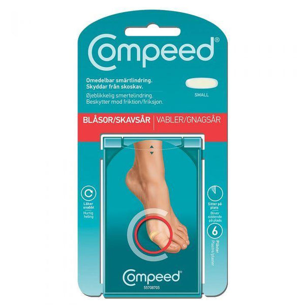 Compeed gnagsårplaster small 6stk - Mossapotek
