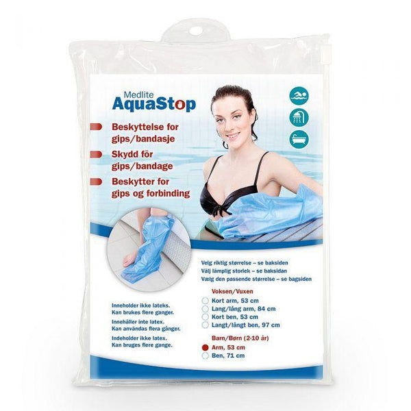 Aquastop dusjbeskytter barn arm - Mossapotek