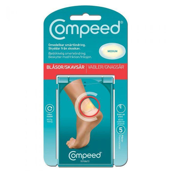 Compeed gnagsårplaster medium 5stk - Mossapotek