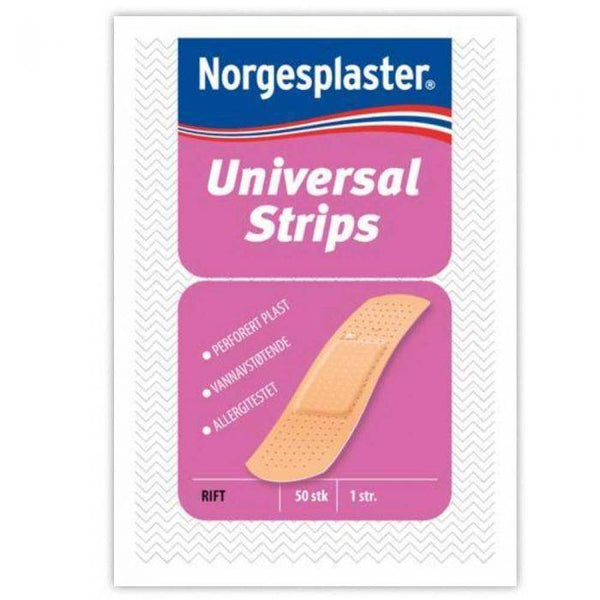 Norgesplaster universal strips 50stk - Apoteket Elgen