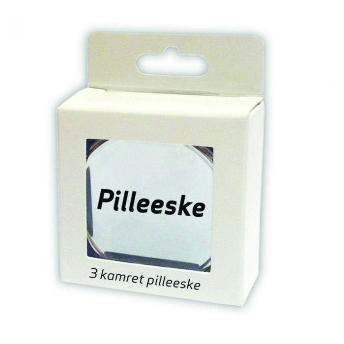 Pilleboks 3-kamret 1stk - Apoteket Elgen