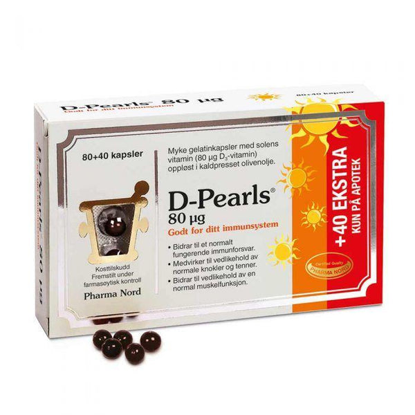 D-Pearls kapsler 80mcg 120stk - Apoteket Elgen