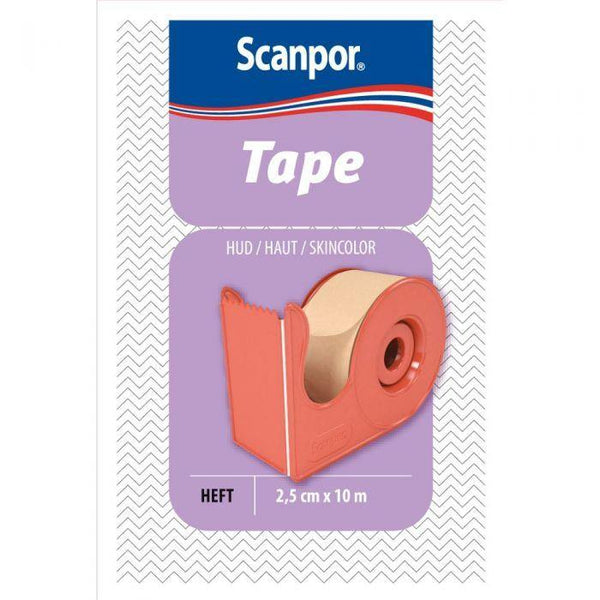 Scanpor 2,5cmx10m m/d beige - Apoteket Elgen