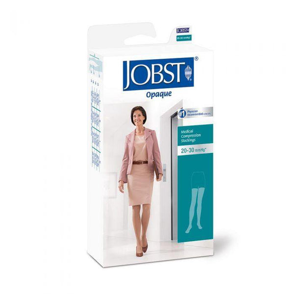 Jobst Opaque klasse 2 lårstrømpe natur str M 1par - Mossapotek