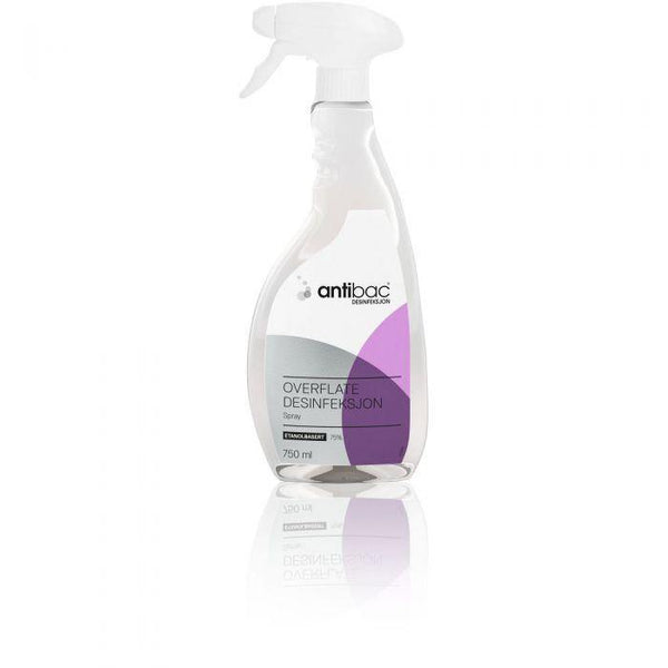 Antibac 75% overflatedesinfeksjon spray 750ml - Mossapotek