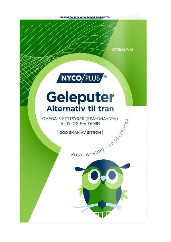 Nycoplus Omega-3 basic geleputer 60stk - Apoteket Elgen