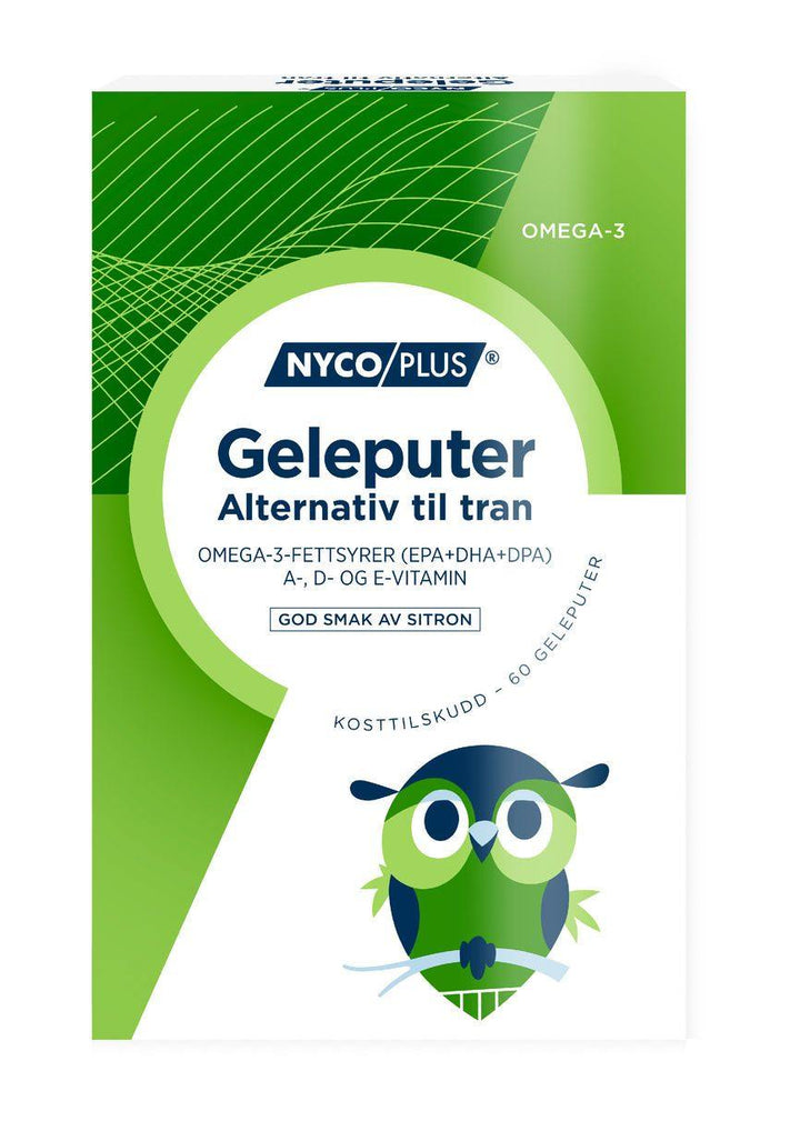 Nycoplus Omega-3 basic geleputer 60stk - Apoteket Elgen