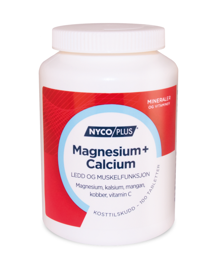 Nycoplus Magnesium+calcium tabletter 100stk - Apoteket Elgen