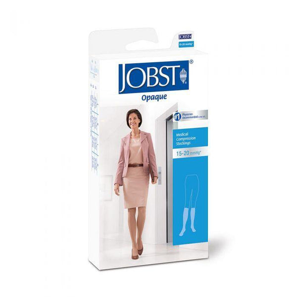Jobst Opaque klasse 1 knestrømpe natur str M 1par - Mossapotek