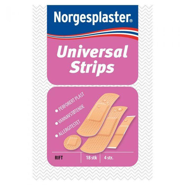 Norgesplaster universalstrips 18stk - Apoteket Elgen
