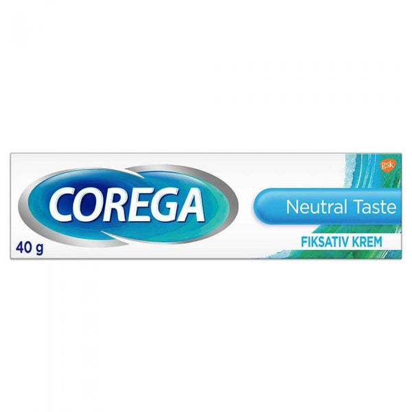 Corega festemiddel nøytral smak 40g - Mossapotek