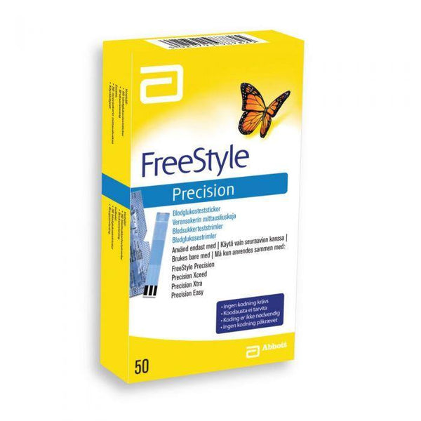 FreeStyle Precision Teststrimmel 50stk - Mossapotek