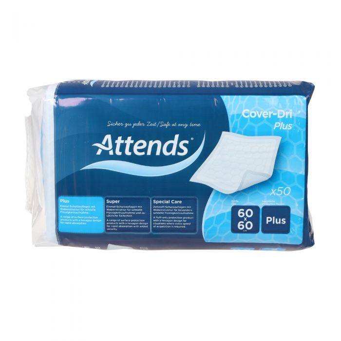 Attends cover dri plus 60x60 50stk - Mossapotek