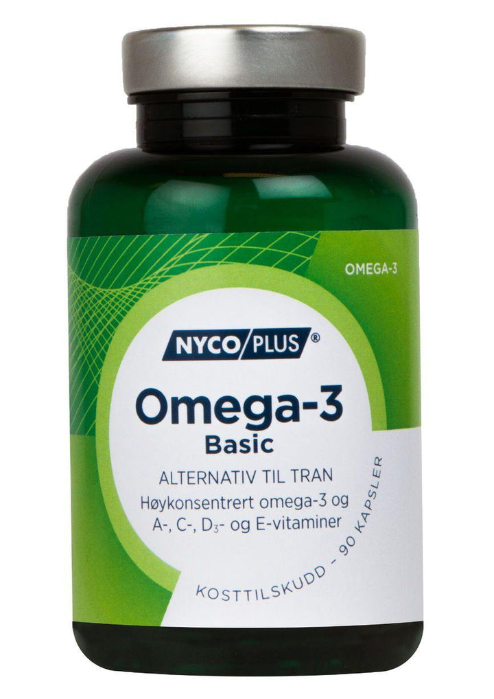 Nycoplus Omega-3 basic kapsler 90stk - Apoteket Elgen