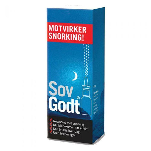 Sov godt anti snork nesespray - Apoteket Elgen