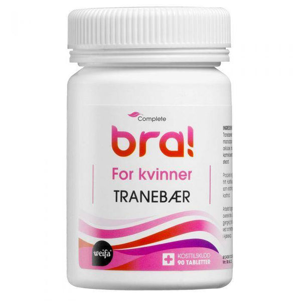 Complete Bra Tranebær Tab 90 stk - Mossapotek