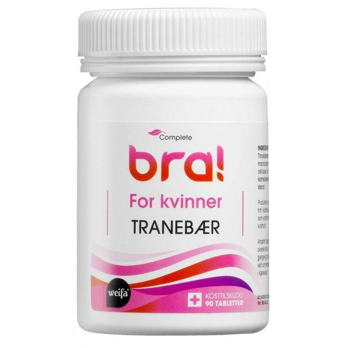 Complete Bra Tranebær Tab 90 stk - Mossapotek