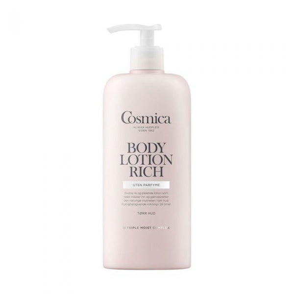 Cosmica Body lotion rich uten parfyme 400ml - Mossapotek