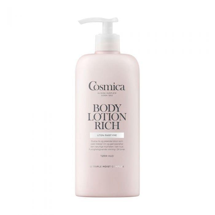 Cosmica Body lotion rich uten parfyme 400ml - Mossapotek