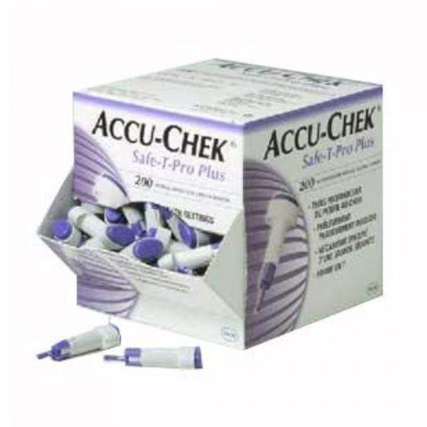 Accu-chek safe T-Pro lansett 200stk - Apoteket Elgen