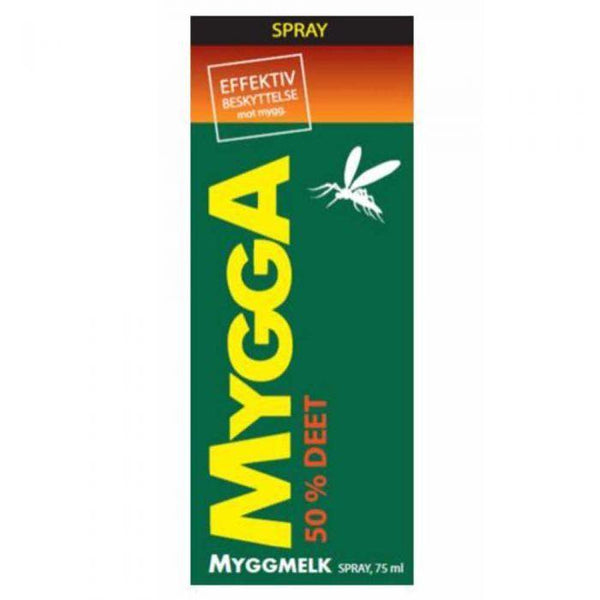 Mygga spray 50% DEET myggmelk 75ml - Apoteket Elgen