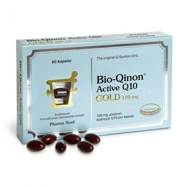 Bio-Qinon Q10 gold 100mg kapsler 60stk - Mossapotek
