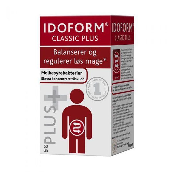 Idoform Classic Plus melkesyrebakterier kapsler 50stk - Mossapotek