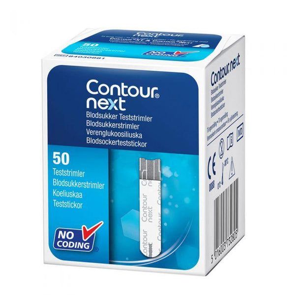 Contour Next blodsukkerstrimler 50stk - Mossapotek