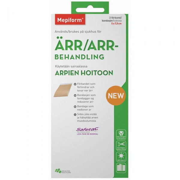 Mepiform arrbandasje 5x7,5cm 2stk - Apoteket Elgen