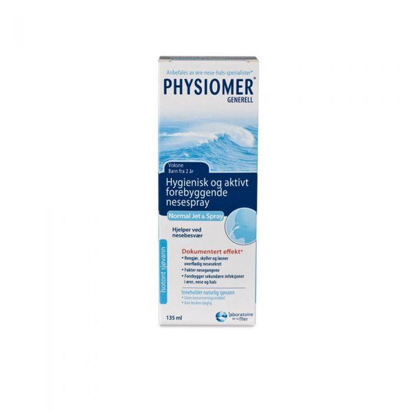 Physiomer nesespray jet normal 135ml - Apoteket Elgen