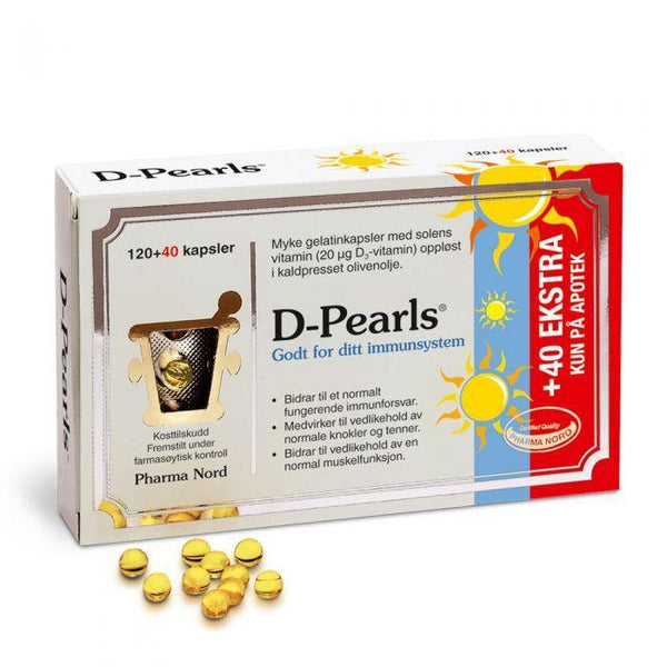 D-Pearls kapsler 20mcg 160stk - Apoteket Elgen