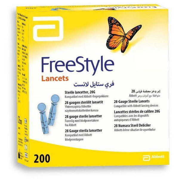 Freestyle lansetter 28G 200stk - Mossapotek
