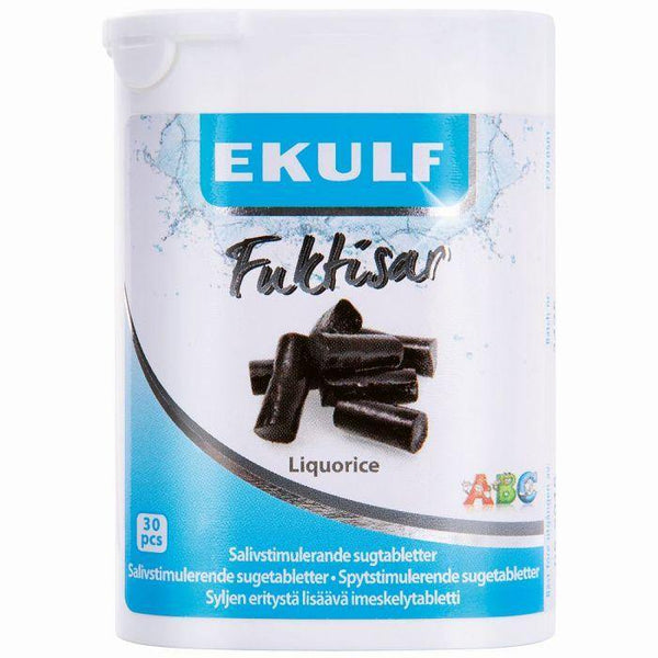 Ekulf Fuktisar sugetabletter lakris 30stk - Apoteket Elgen
