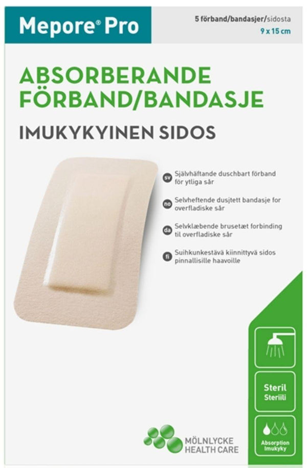Mepore pro dusjtett banda 9x15 - Apoteket Elgen