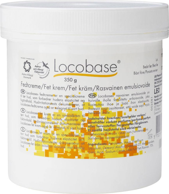 Locobase fet krem 350g - Apoteket Elgen