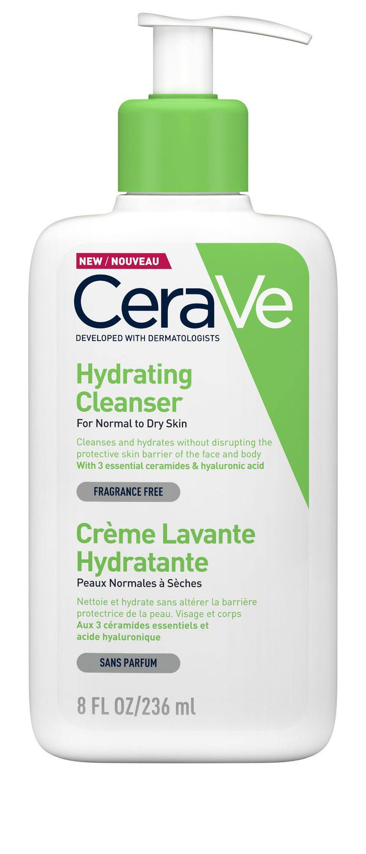 CeraVe Hydrating Cleanser rensekrem 236ml - Apoteket Elgen