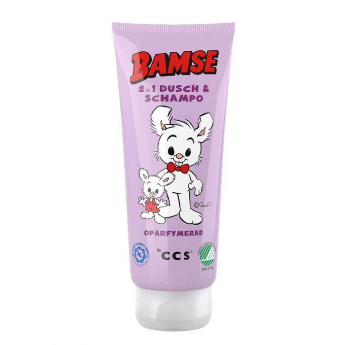 Bamse 2-i-1 dusj og sjampo uten parfyme 200ml - Mossapotek