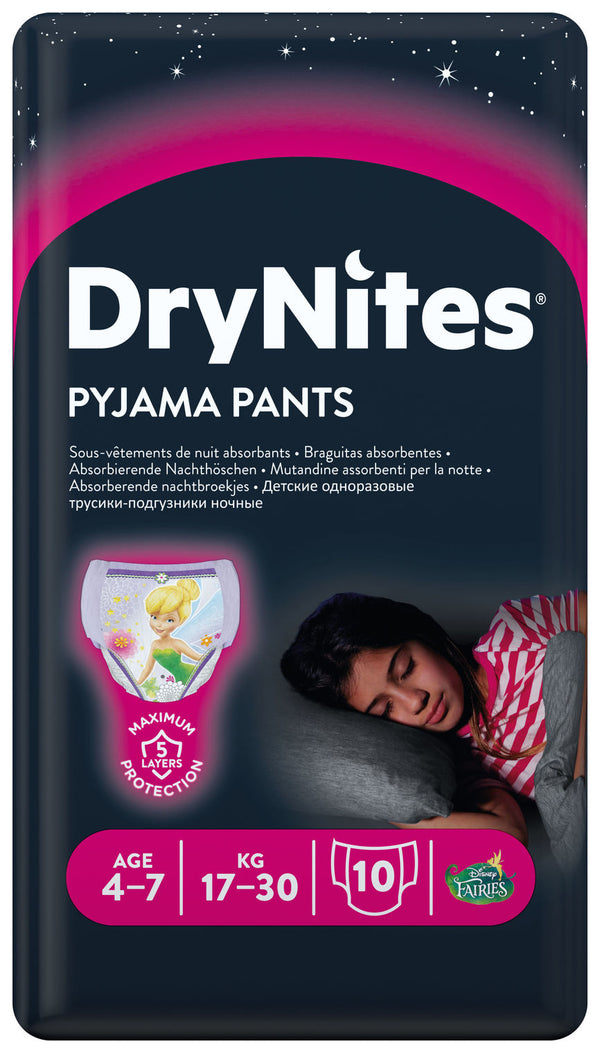 DryNites bleie jente 4-7år 10stk
