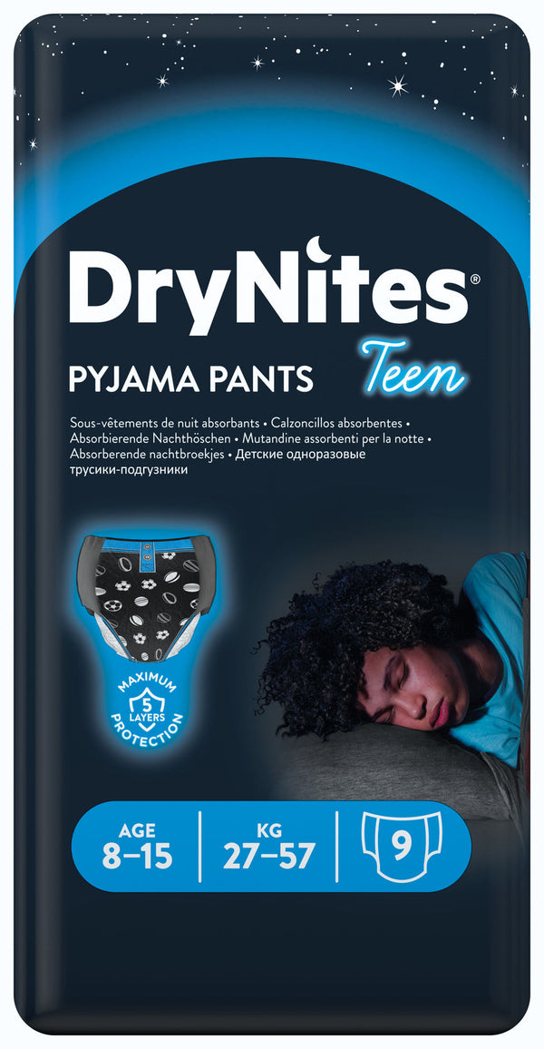 DryNites Bleie gutt 8-15år 9stk