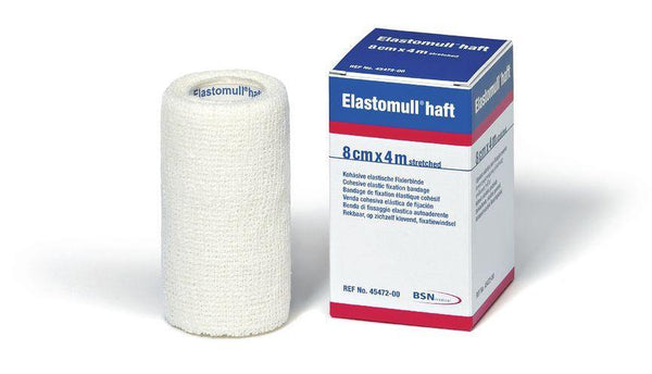 Elastomull haft selvheftende bandasje rull 8cmx4m 1stk - Apoteket Elgen