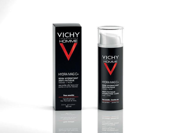 Vichy Homme Hydra Mag C dag- og øyekrem 50ml - Apoteket Elgen