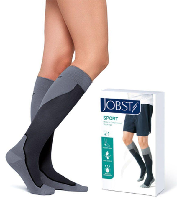 JOBST Sport K1 kne grå XL 1 PAR - Mossapotek