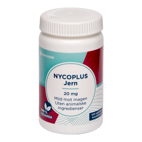 Nycoplus Jern 20mg tabletter 100stk